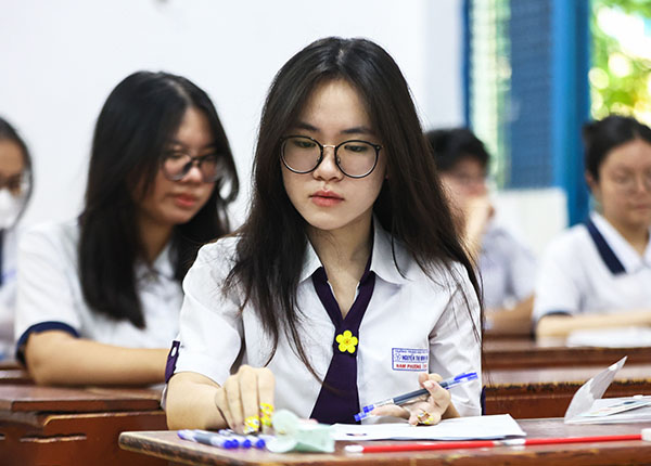 Thí sinh dự thi tốt nghiệp THPT