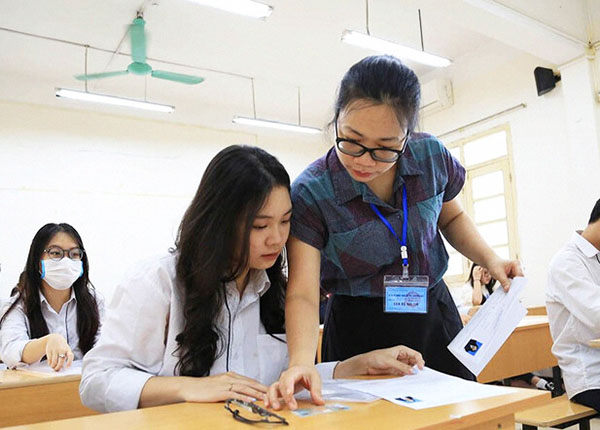 Thí sinh dự thi tốt nghiệp THPT