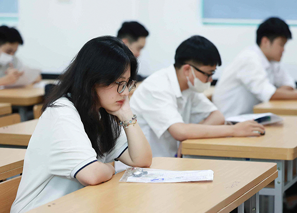 Thí sinh dự thi tốt nghiệp THPT