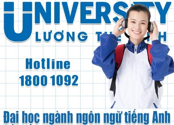 Trường Đại học Lương Thế Vinh xét tuyển ngành ngôn ngữ tiếng Anh